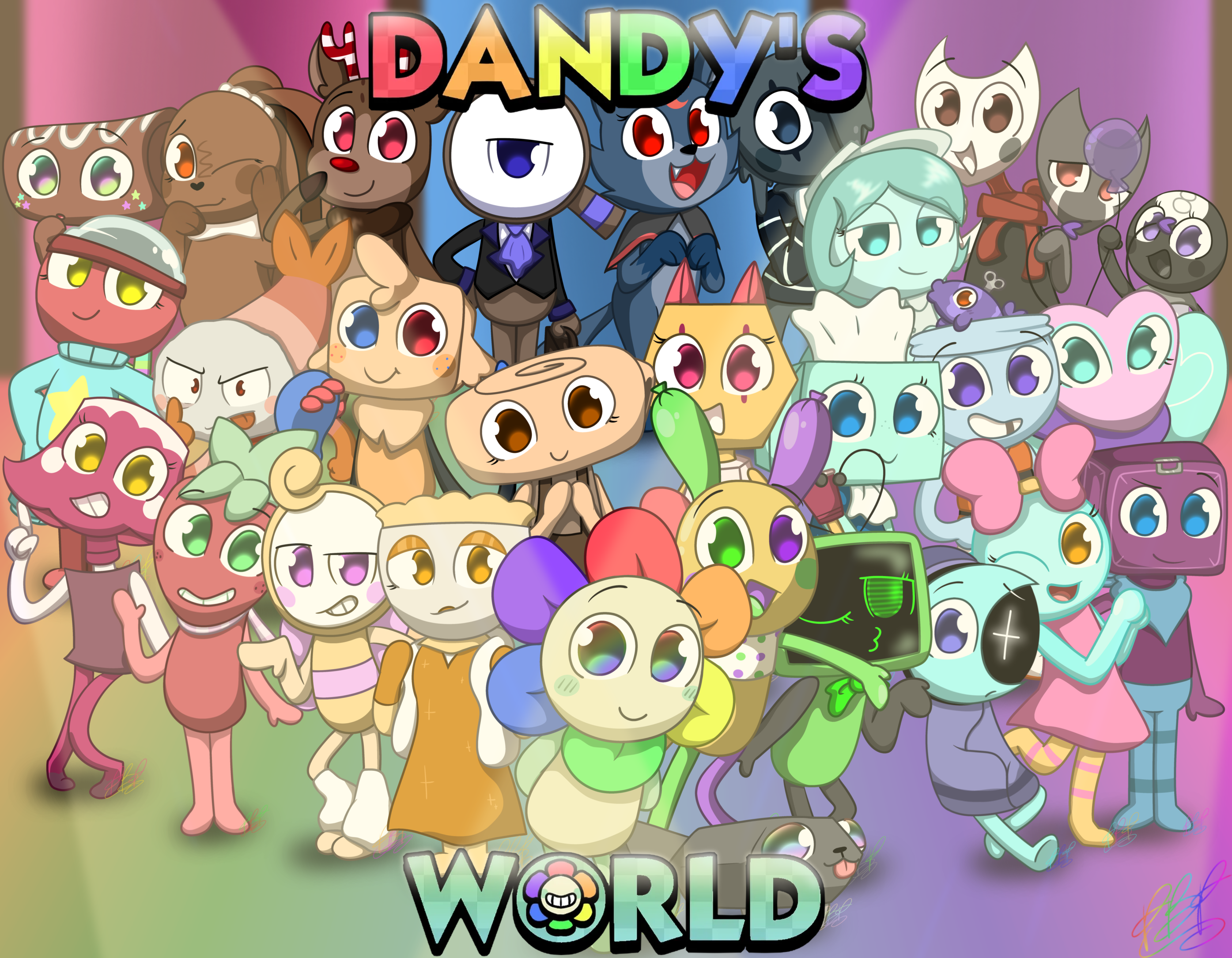 Dandys World R46 Dandys World Group Photo by Pinkbunnypro77 on DeviantArt