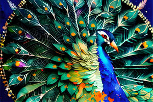 Proud Peacock