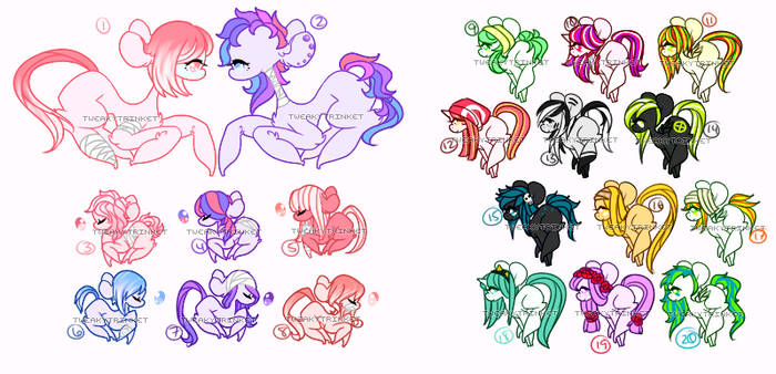 Adopt : Ponies 7 : OPEN