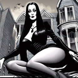 Morticia Addams Giantess