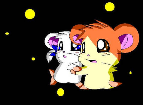 Bijou and Hamtaro