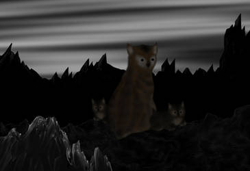 Black mountain owlbear family1