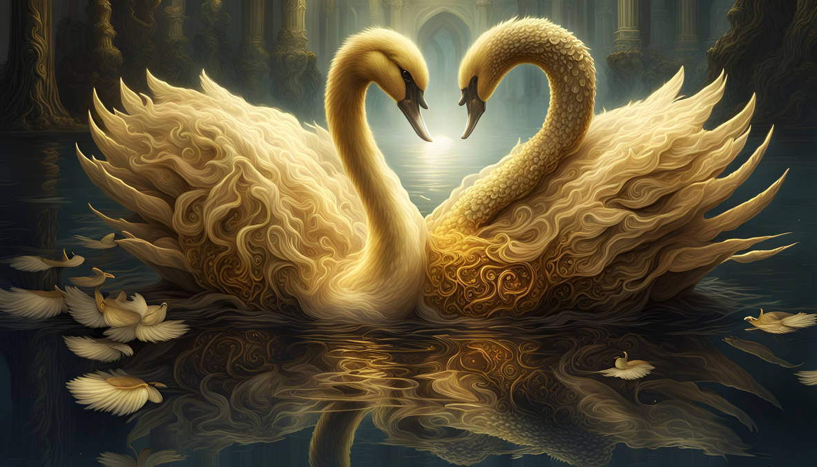 Golden swans3