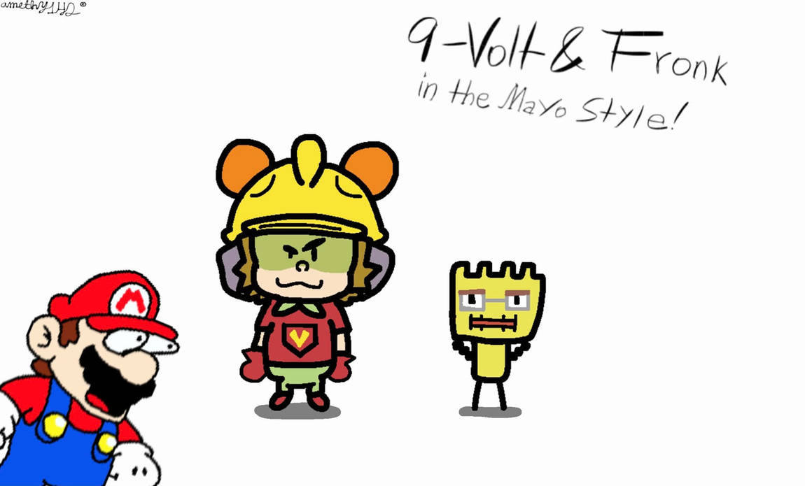Fronk 9-Volt and Fronk in the Mayo Art Style! by amethy142 on DeviantArt