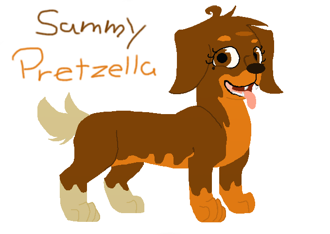 Sammy Pretzella sugar rush animal OC