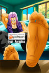 Future Trunks barefoot by FootParadise