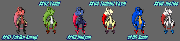 (MUGEN) Mega Mewtwo Y by Gladiacloud - Palettes