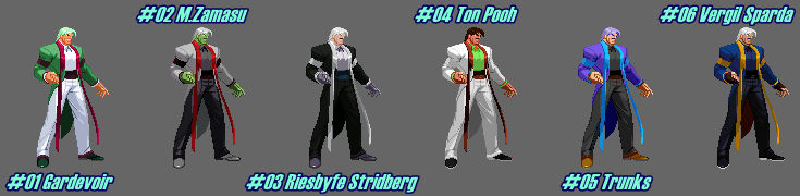 (MUGEN) Rugal Bernstein by BahamianKing - Palettes by Kater15 on DeviantArt