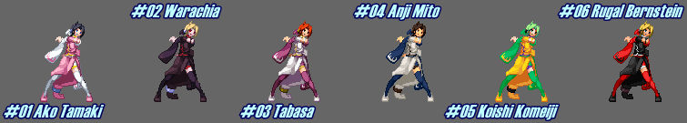 Mugen No Runa (MUGEN) Kunagi Tenrou by runa - Palettes by Kater15 on DeviantArt