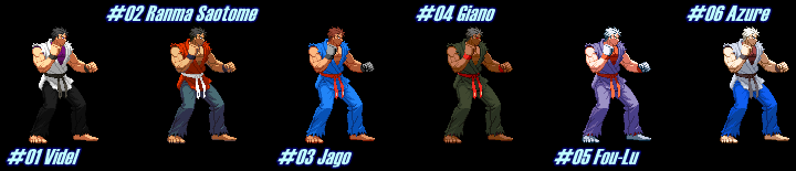 (MUGEN) Ryo Sakazaki by Jmorphman - Palettes by Kater15 on DeviantArt