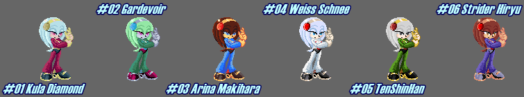 (MUGEN) Zeta R-02 by Synck - Palettes by Kater15 on DeviantArt