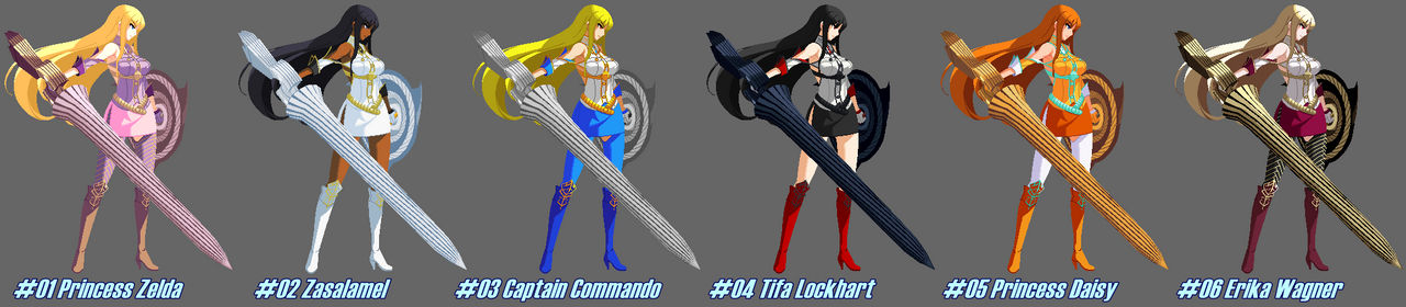 Mugen Selvaria Bles By Kohaku Palettes By Kater15 On Deviantart