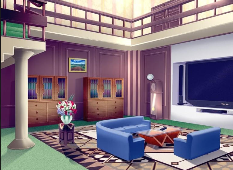 Anime Living Room Scenery Materi Pelajaran 8