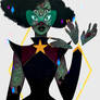 Garnet + Peridot Fan Fusion [Speedpaint]