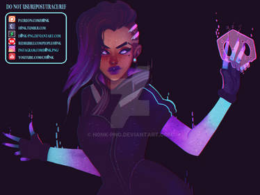 Overwatch || Sombra [Speedpaint}