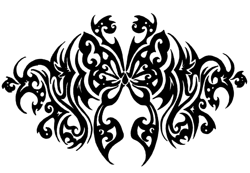 butterfly tribal