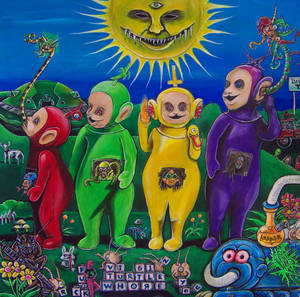 Teletubbies say fuck you