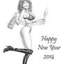 2014 New Year Girl