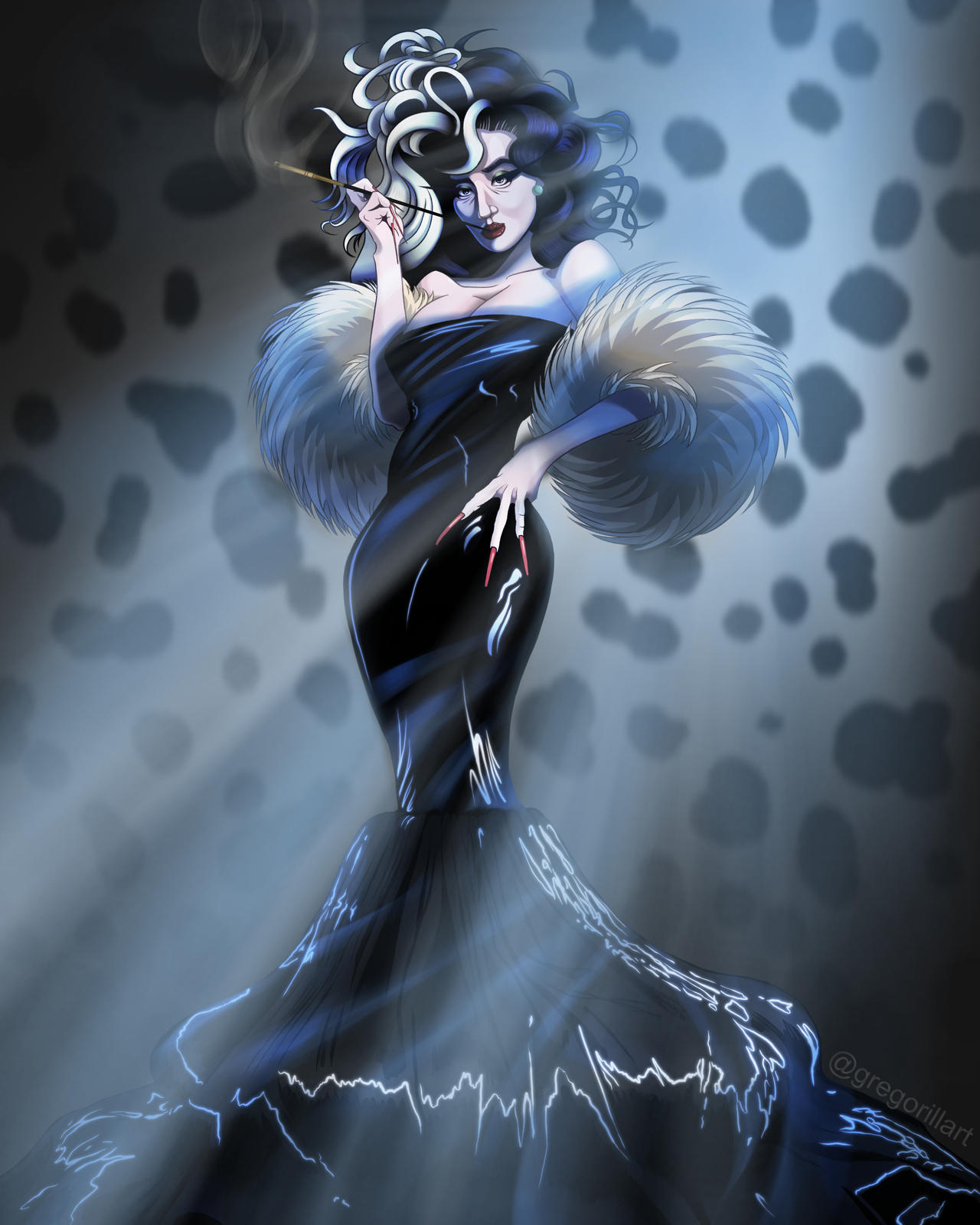 Curcella Cruella de Vil by gregorillart on DeviantArt