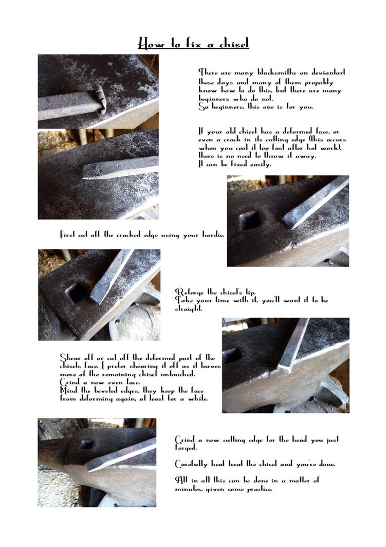 How to fix a chisel by Isentosamballerer on DeviantArt