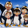 Detective Conan as penguins