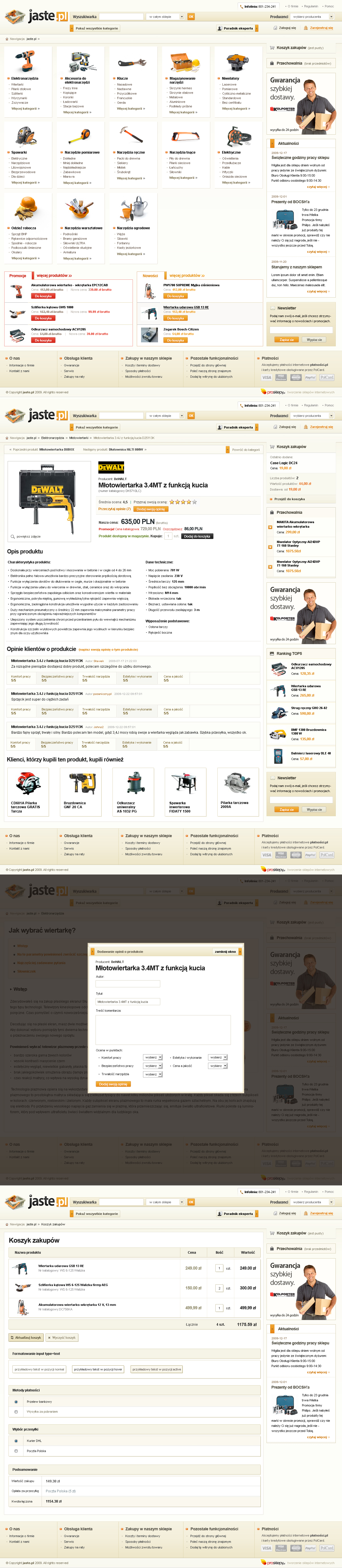 jaste.pl - ecommerce webdesign