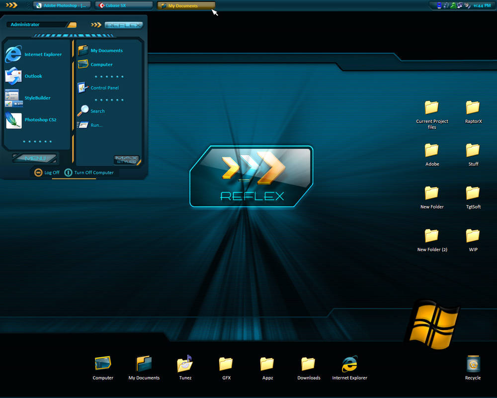 Reflex Computer Programme Reflex preview by vStyler on DeviantArt