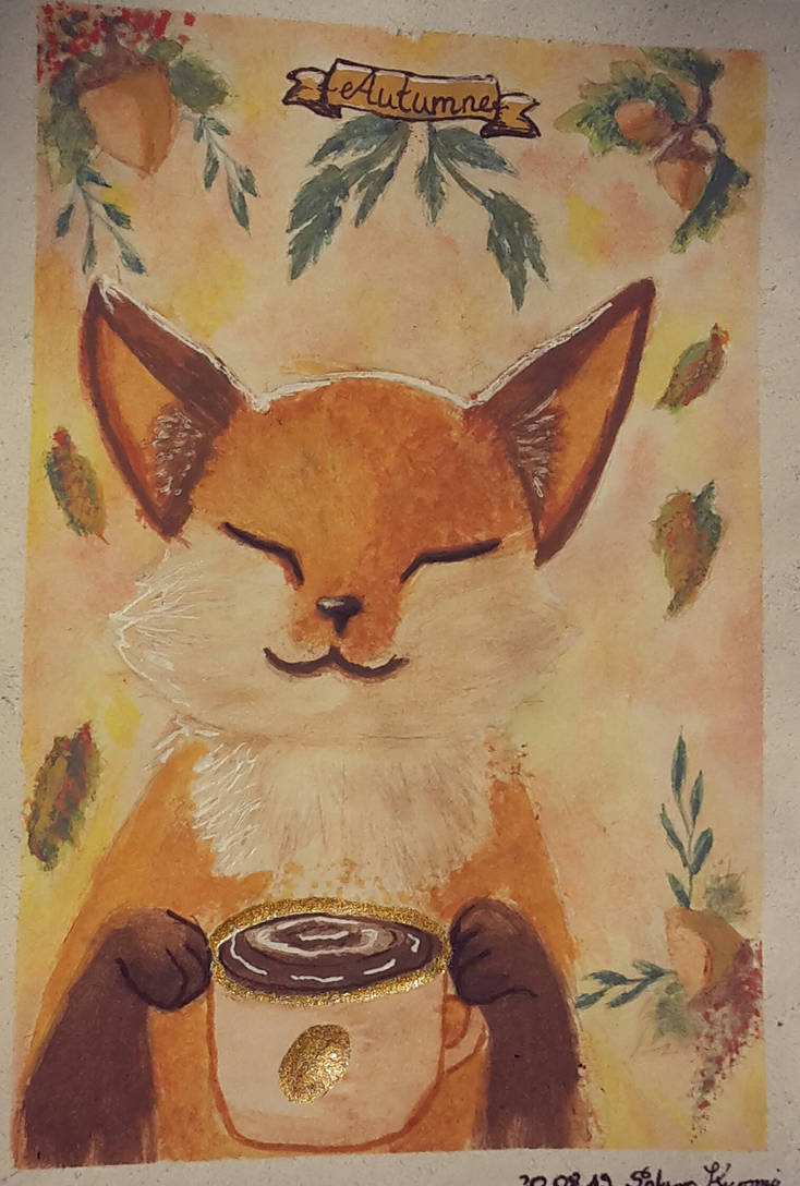 Enjoy your Foxy Autumn Coffee