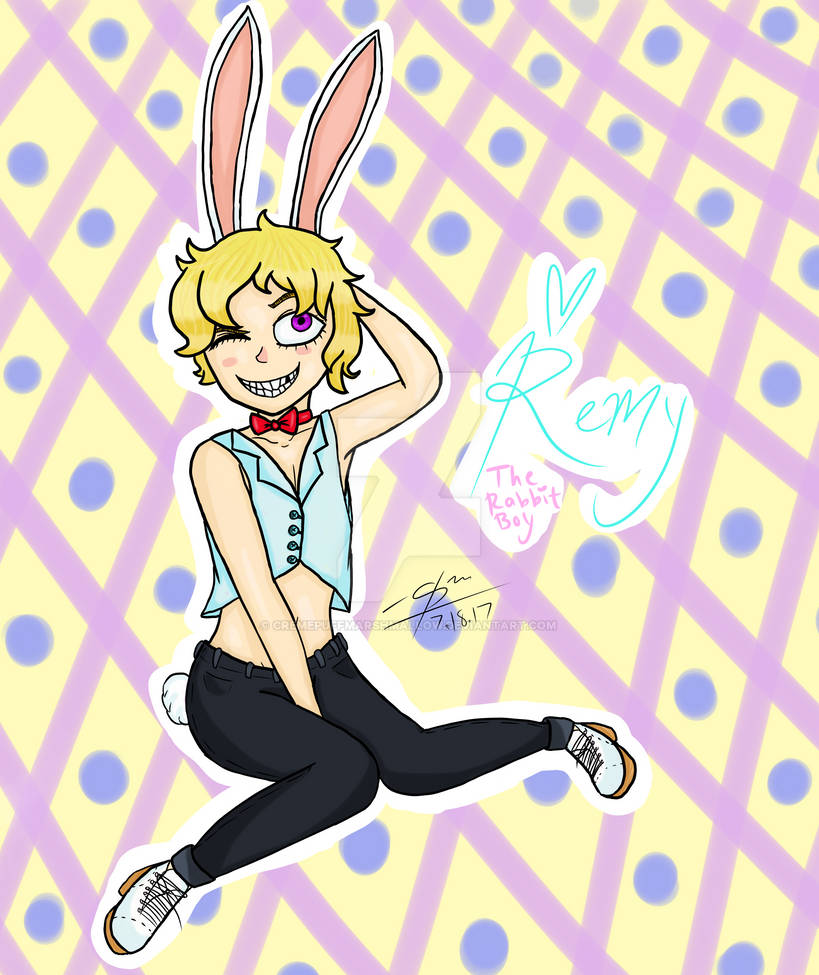 Remy the Rabbit Boy by CremePuffMarshmallow on DeviantArt