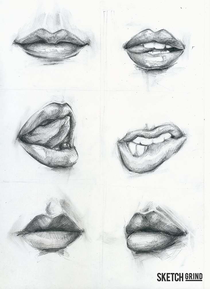 Sexy Lips Study By Sketchgrind On Deviantart