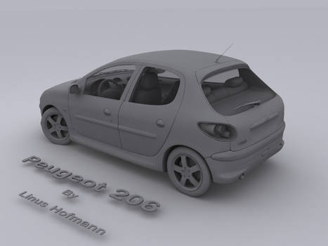 Peugeot 206 model finished