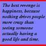 Best Revenge is happiness stamp.