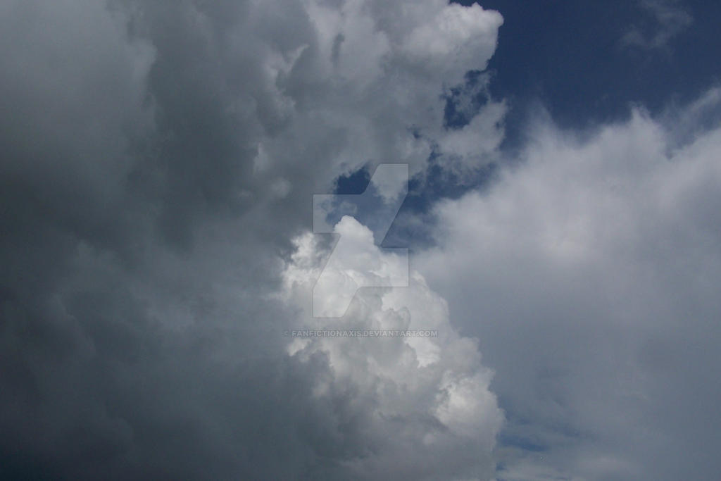 Thunderclouds over my home.