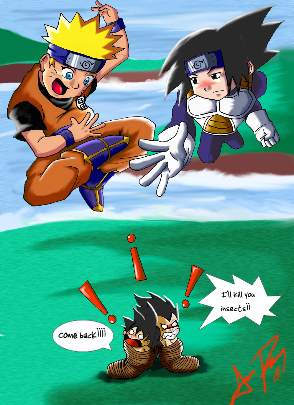 DBZ: Road to Super - Goku vs Naruto by ArbyMaster458 on DeviantArt