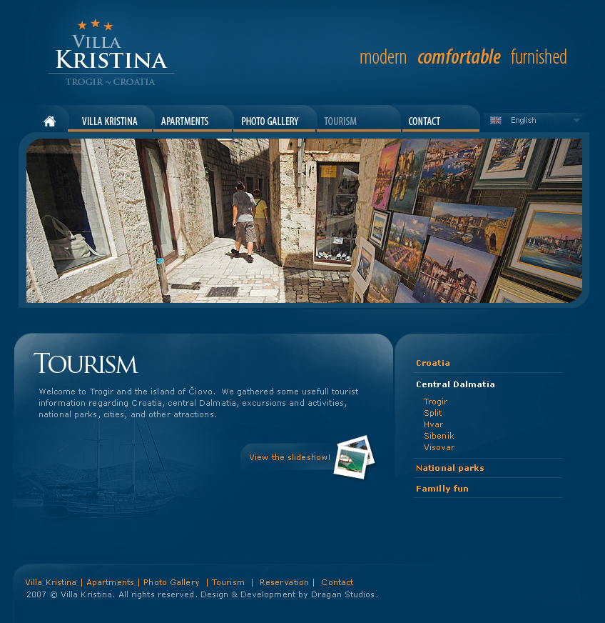 Villa Kristina - Website