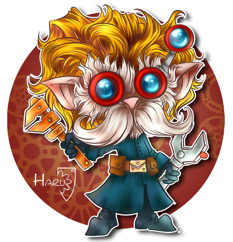 League of Legeds Heimerdinger classic skin