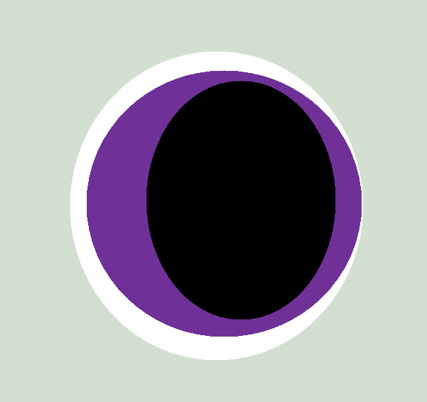 purple eye