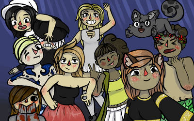 all my oc's in the same picture whaaaaat?