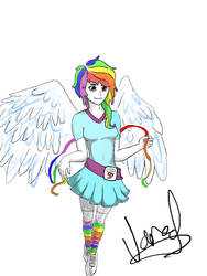 rainbow dash again. by JSheep