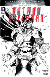 Batman sketchcover armored