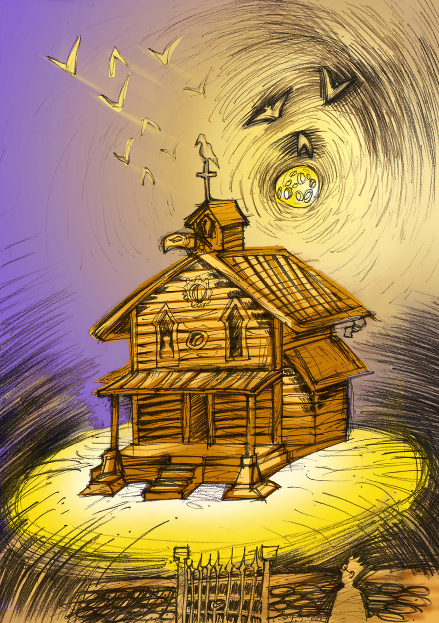 Yellow House Illustration