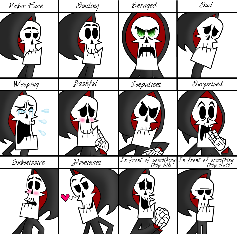 Pixiv Expression Meme: Grim Reaper Remastered by xXDead-NinjaXx on  DeviantArt