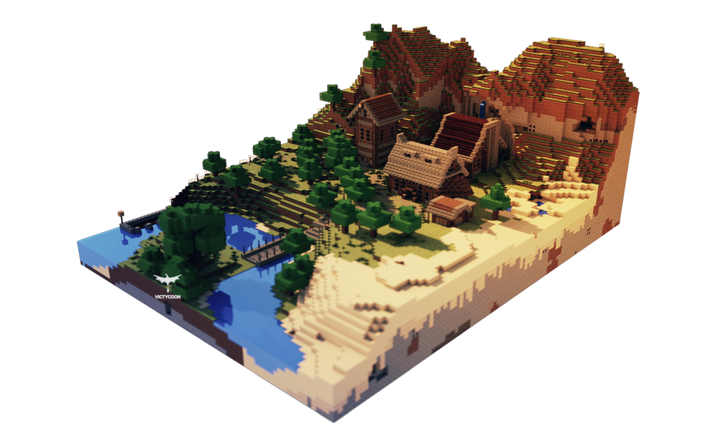 Minecraft Map Render by VicTycoon on DeviantArt