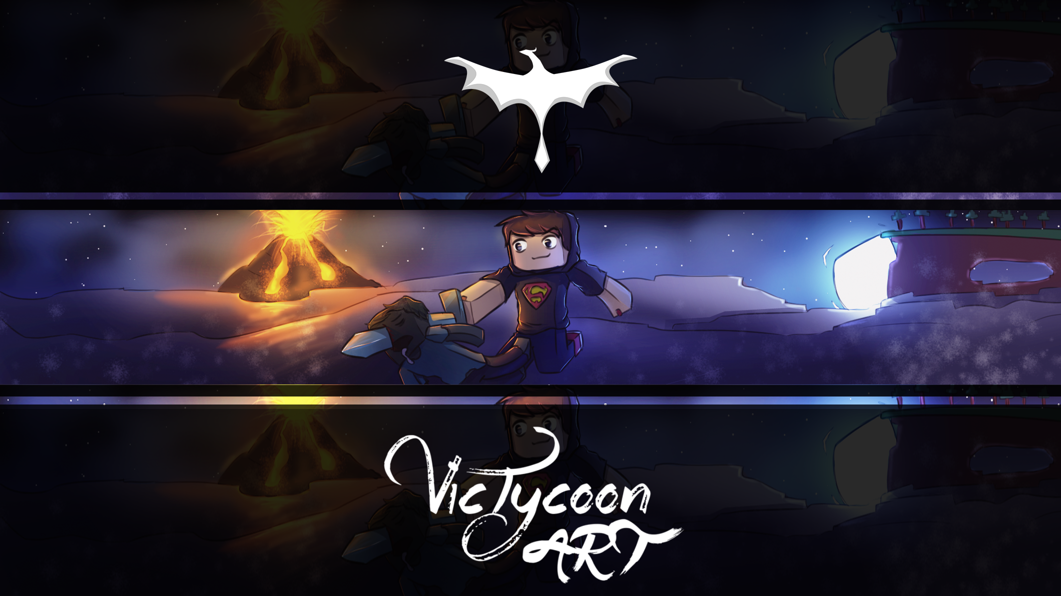 Youtube Banner for NerD_PlayBR by VicTycoon on DeviantArt