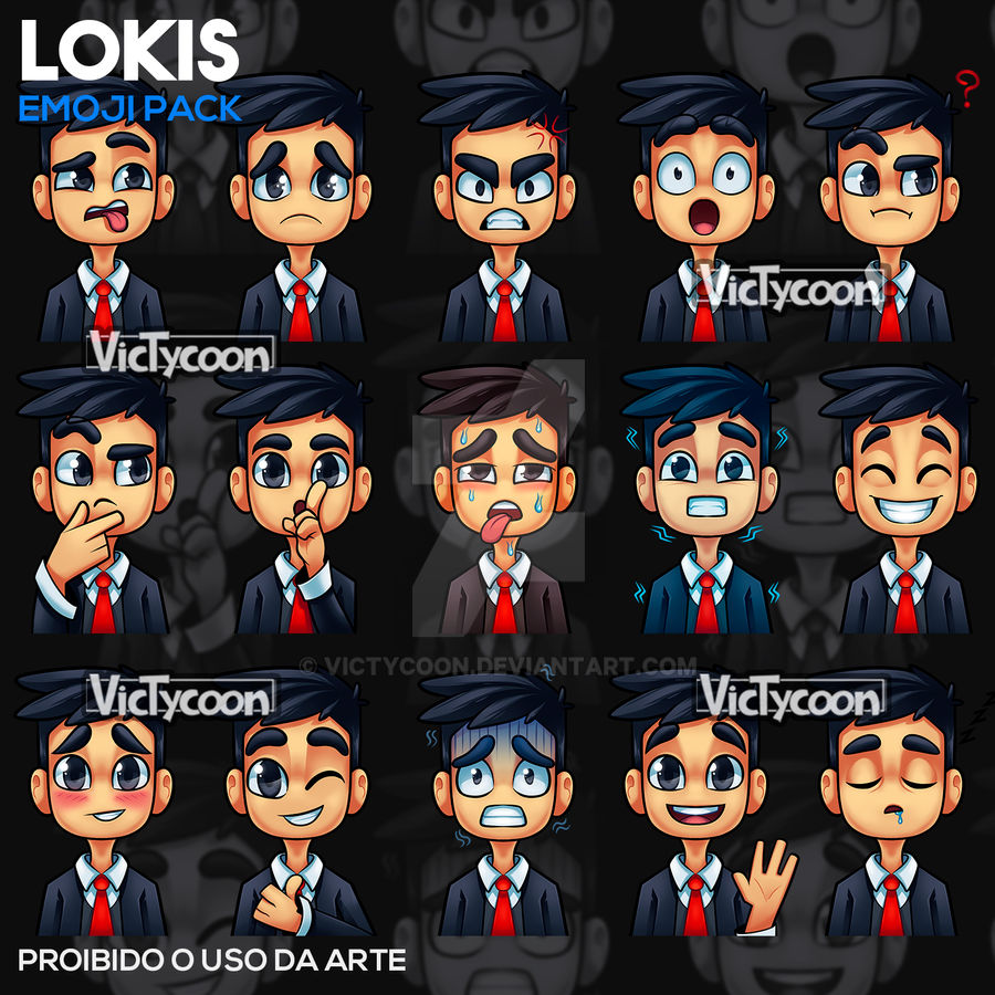 EMOJI PACK - Lokis (Canal  Infantil Roblox) by VicTycoon on