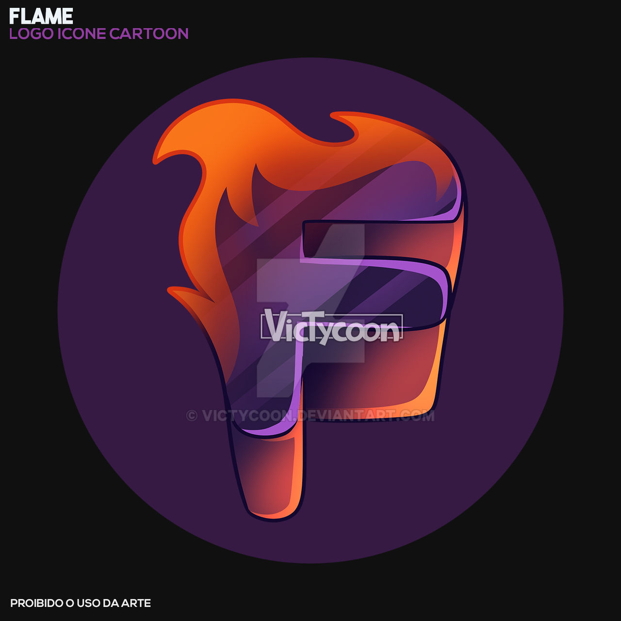 LOGO CARTOON - Flame (Minecraft Server) by VicTycoon on DeviantArt