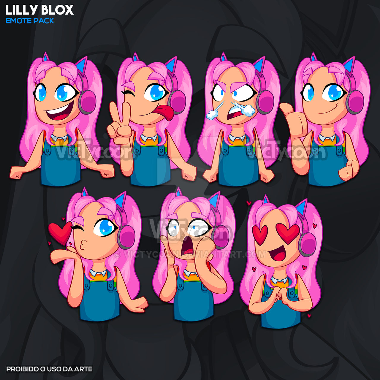 EMOTE PACK - Lilly Blox (Canal Infantil Roblox) by VicTycoon on DeviantArt