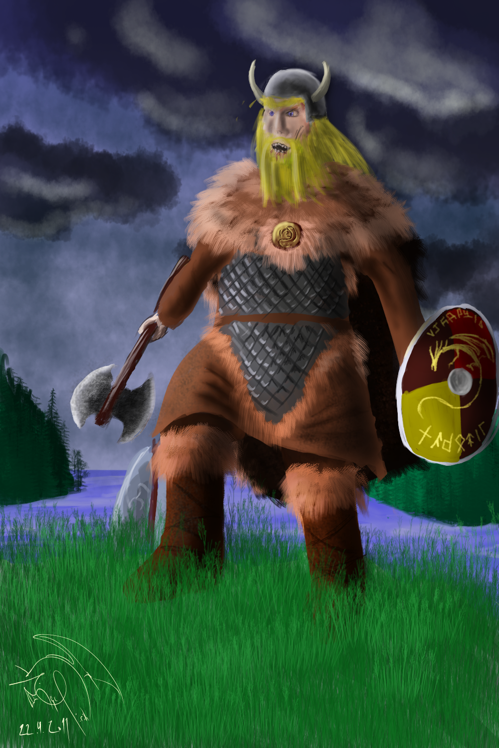 Viking - speedpaint -