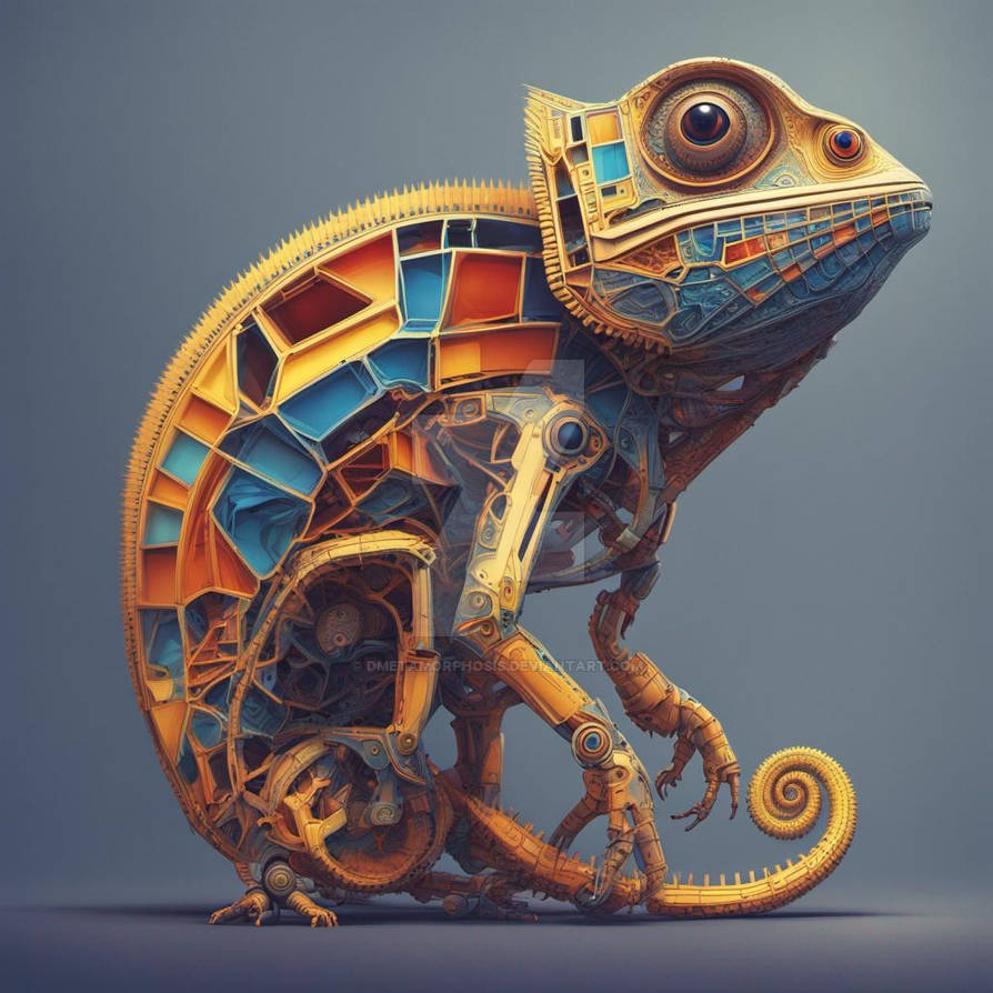Mechanical Chameleon By Dmetamorphosis On DeviantArt mechanical-chameleon-by-dmetamorphosis-on-deviantart