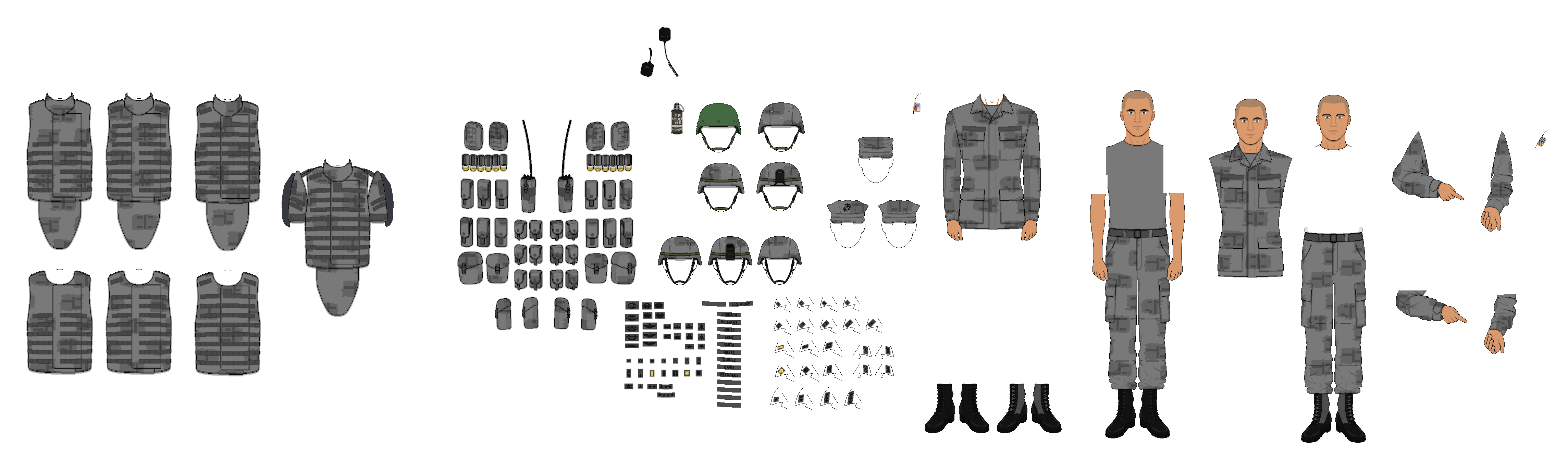 Usmc Patterns USMC ''T Pattern'' Camouflage Tool by DontForgetJeff on DeviantArt